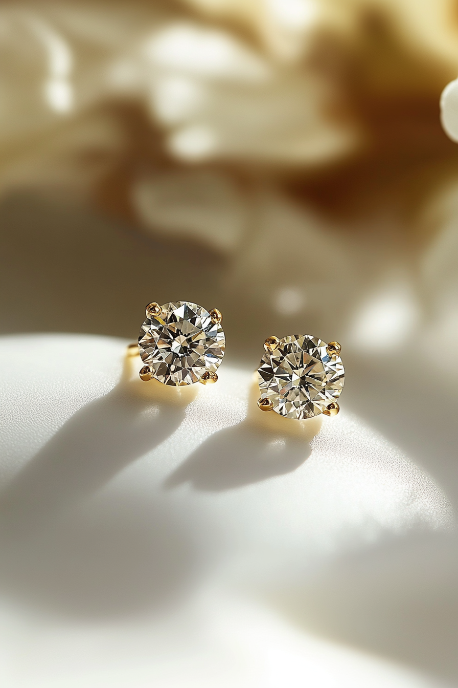 Round Radiance Diamond Studs